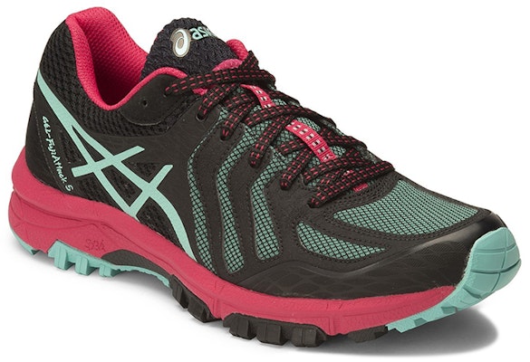(Women) ASICS Gel-Fujiattack 5 'Black Blue Red' T680N-9039 Lookbook (Women) ASICS Gel-Fujiattack 5 'Black Blue Red' T680N-9039