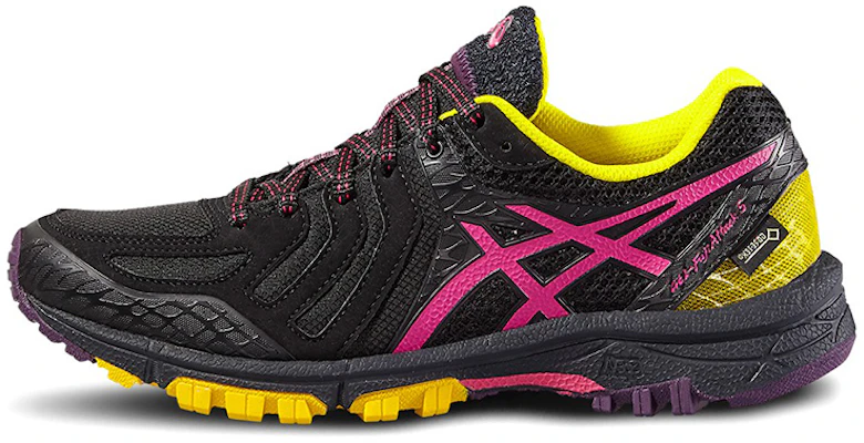(W) ASICS Gel-Fujiattack 5 G-TX ''Zwart Geel Roze'' T681N-3319 Buy (W) ASICS Gel-Fujiattack 5 G-TX ''Zwart Geel Roze'' T681N-3319