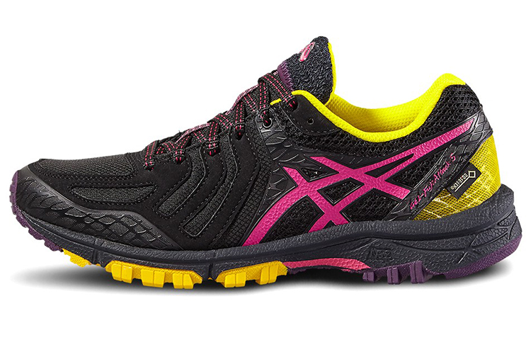 (Women) ASICS Gel-Fujiattack 5 G-TX 'Black Yellow Pink' T681N-3319