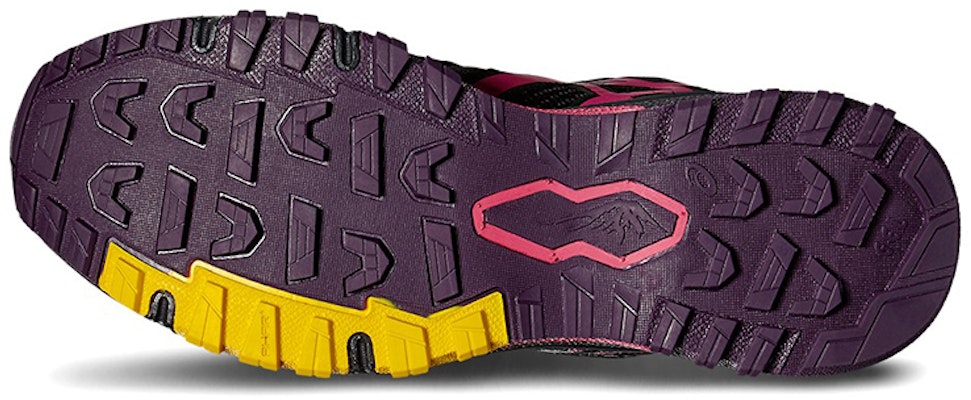 (W) ASICS Gel-Fujiattack 5 G-TX 'Hitam Kuning Merah Jambu' T681N-3319 Lookbook (W) ASICS Gel-Fujiattack 5 G-TX 'Hitam Kuning Merah Jambu' T681N-3319