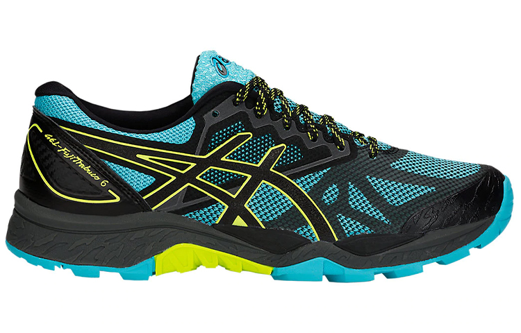 Order (Women) ASICS GEL-FujiTrabuco 6 Black/Blue/Yellow T7E9N-400