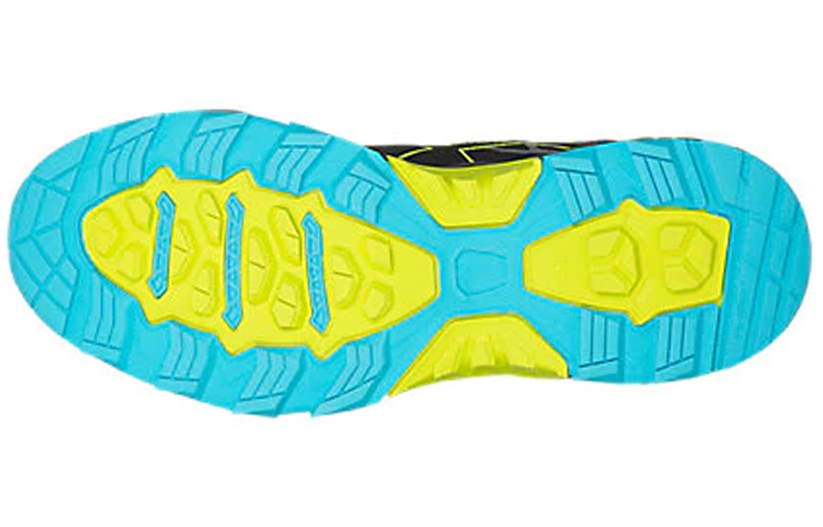 Details for (Women) ASICS GEL-FujiTrabuco 6 Black/Blue/Yellow T7E9N-400
