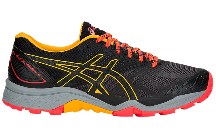 Order (Women) ASICS Gel-Fujitrabuco 6 Black/Yellow/Red T7E9N-001