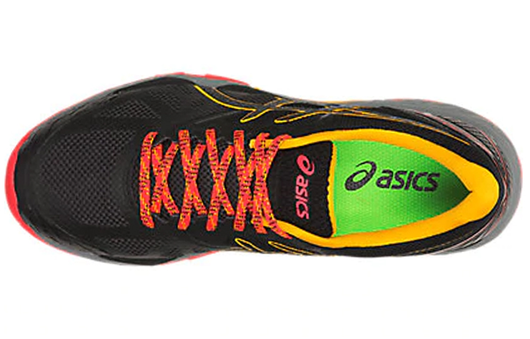 Shop (Women) ASICS Gel-Fujitrabuco 6 Black/Yellow/Red T7E9N-001