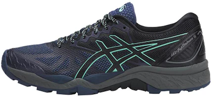 (Women) ASICS Gel-Fujitrabuco 6 Blue Green 'Black' T7E9N-5090 (Women) ASICS Gel-Fujitrabuco 6 Blue Green 'Black' T7E9N-5090