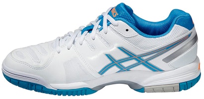 (Women) ASICS Gel-Game 5 Low 'White Blue' E556Y-0141 (Women) ASICS Gel-Game 5 Low 'White Blue' E556Y-0141