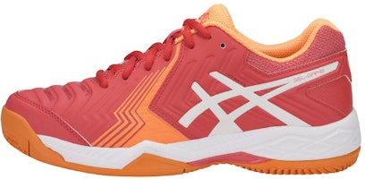 (Women) ASICS Gel-Game 6 Clay Coralicious White Orange Pop 'Red' E756Y-3001 (Women) ASICS Gel-Game 6 Clay Coralicious White Orange Pop 'Red' E756Y-3001