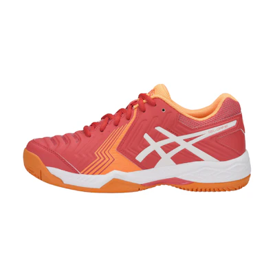 (W) ASICS Gel-Game 6 Clay Coralicious White Orange Pop 'Red'