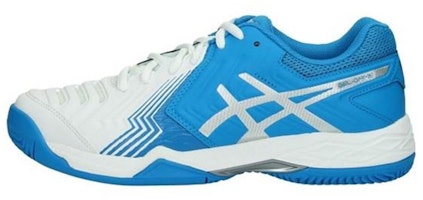(Women) ASICS Gel-Game 6 Clay 'White Blue' E756Y-0143 (Women) ASICS Gel-Game 6 Clay 'White Blue' E756Y-0143