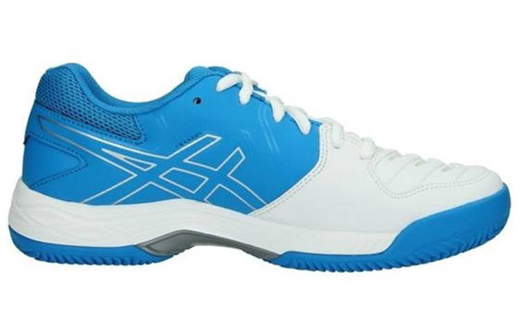 Order (W) アシックス ゲルゲーム6 クレー 白/青 E756Y-0143