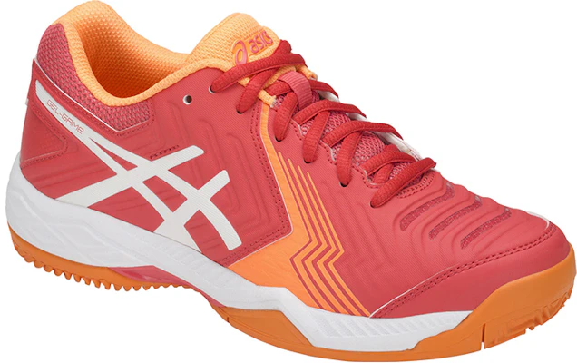 (W) ASICS Gel-Game 6 Clay Coralicious Bianco Arancione Pop ''Rosso'' E756Y-3001 Order (W) ASICS Gel-Game 6 Clay Coralicious Bianco Arancione Pop ''Rosso'' E756Y-3001