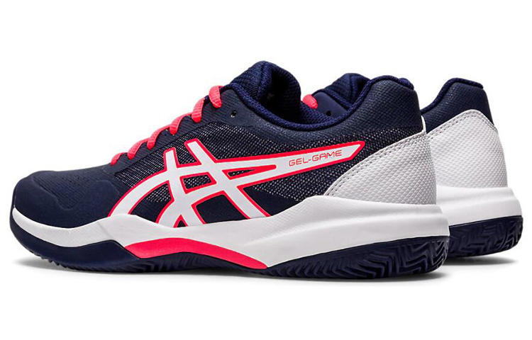 Shop (W) ASICS Gel-Game 7 Clay Blau/Pink/Weiß Tennisschuhe 1042A038-405