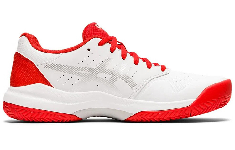 Order (W) 아식스 젤-게임 7 클레이 화이트/레드 (Asics Jel-Geim 7 Keullei Waiteu/Ledeu) 1042A038-105