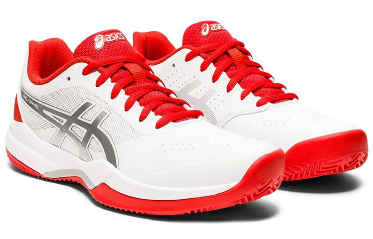 Lookbook (W) 아식스 젤-게임 7 클레이 화이트/레드 (Asics Jel-Geim 7 Keullei Waiteu/Ledeu) 1042A038-105