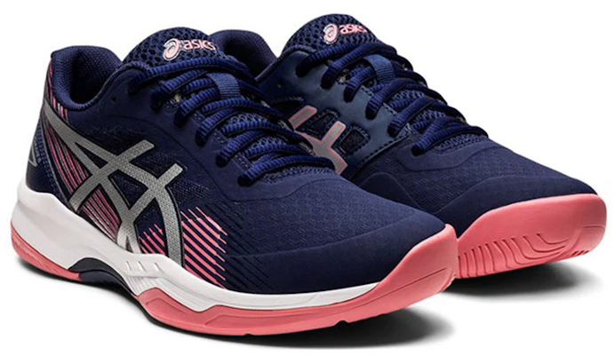 (W) ASICS Gel-Game 8 'Navy Pink Silver' Lelaki/Wanita Sukan Kasut 1042A152-402 Lookbook (W) ASICS Gel-Game 8 'Navy Pink Silver' Lelaki/Wanita Sukan Kasut 1042A152-402