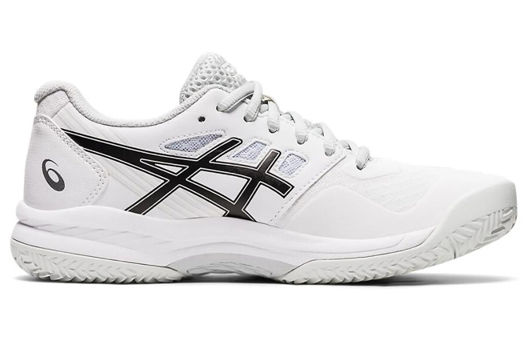 Order (W) ASICS Gel-Game 8 Clay Schwarz Weiß Tennis Schuhe 1042A151-101