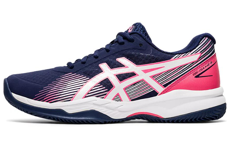 Buy (W) ASICS Gel-Game 8 Clay Blauw/Roze/Wit 1042A151-401