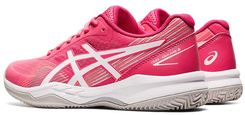 (W) ASICS Gel-Game 8 Terre Battue Rose Blanc 1042A151-700 Shop (W) ASICS Gel-Game 8 Terre Battue Rose Blanc 1042A151-700
