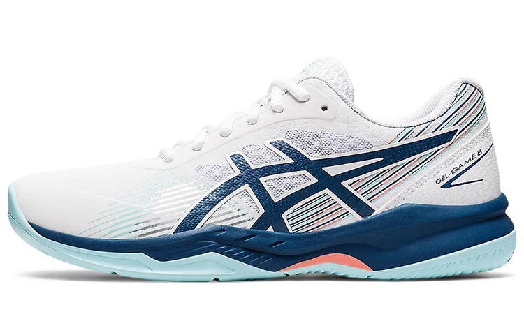 (Women) ASICS Gel-Game 8 Clay 'White Blue' 1042A151-105