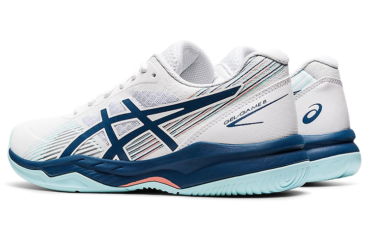 Shop (W) ASICS Gel-Game 8 Clay 'Blanco Azul'. 1042A151-105