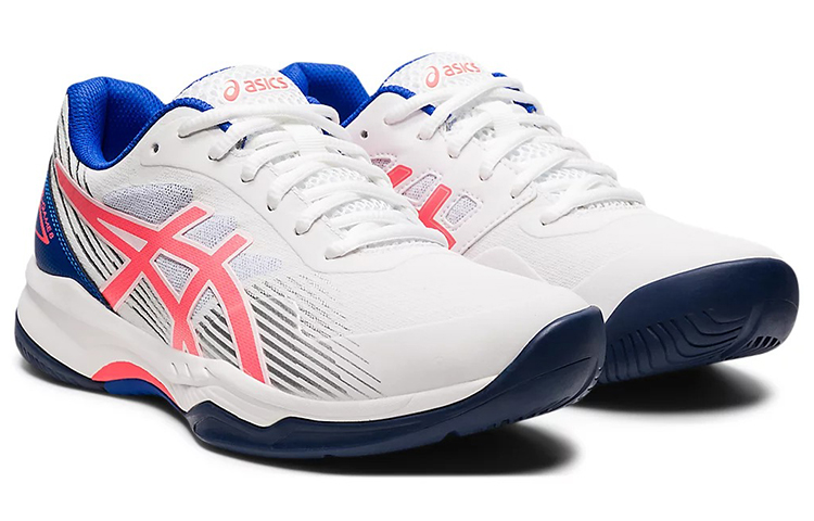Lookbook (W) ASICS Gel-Game 8 Basse / Bleu/Rose ''Blanc'' 1042A152-102