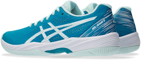 (W) ASICS Gel-Game 9 '蓝白青绿色' 1042A211-406 Lookbook (W) ASICS Gel-Game 9 '蓝白青绿色' 1042A211-406
