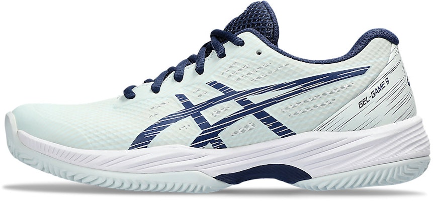 (W) ASICS Gel-Game 9 Tanah Liat/Oc 'Hijau Pudina Biru Luas' 1042A217-300 Cheap (W) ASICS Gel-Game 9 Tanah Liat/Oc 'Hijau Pudina Biru Luas' 1042A217-300