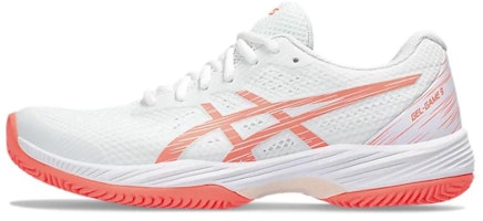 (Women) ASICS Gel-Game 9 Clay OC 'White Sun Coral' 1042A217-104 (Women) ASICS Gel-Game 9 Clay OC 'White Sun Coral' 1042A217-104