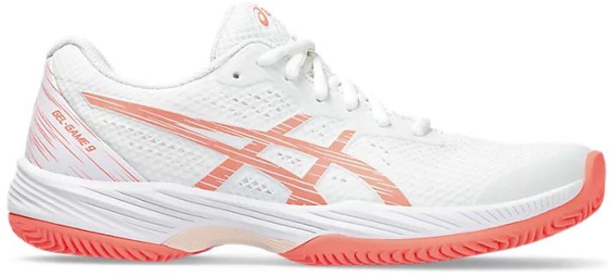 (Women) ASICS Gel-Game 9 Clay OC 'White Sun Coral' 1042A217-104 Order (Women) ASICS Gel-Game 9 Clay OC 'White Sun Coral' 1042A217-104