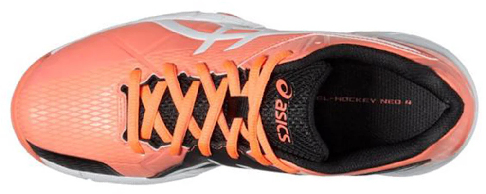(Women) ASICS Gel-Hockey Neo 4 'Orange White' P664Y-0601 Shop (Women) ASICS Gel-Hockey Neo 4 'Orange White' P664Y-0601