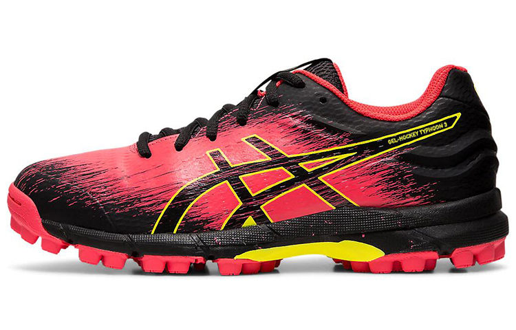 Buy (W) ASICS Gel-Hockey Typhoon 3 Rot/Schwarz P756N-700