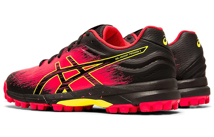 Shop (W) ASICS Gel-Hockey Typhoon 3 Rot/Schwarz P756N-700