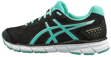 (Women) ASICS Gel-Impression 9 'Black Green' T6F6N-9078 (Women) ASICS Gel-Impression 9 'Black Green' T6F6N-9078