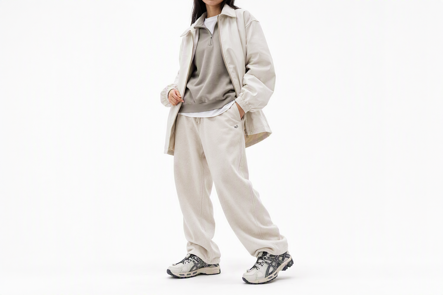 Order (W) ASICS Gel-Kahana 8 FL ''奶油白灰色'' 1012B634-101