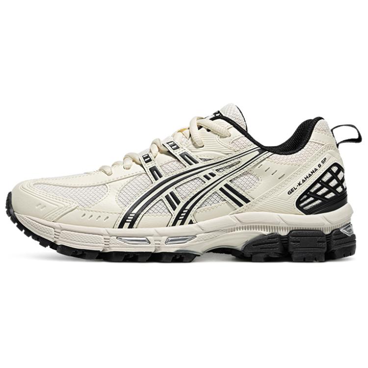 (Women) ASICS Gel-Kahana 8 Running Shoes Beige/Black - Comfortable & Durable. 1012B788-200