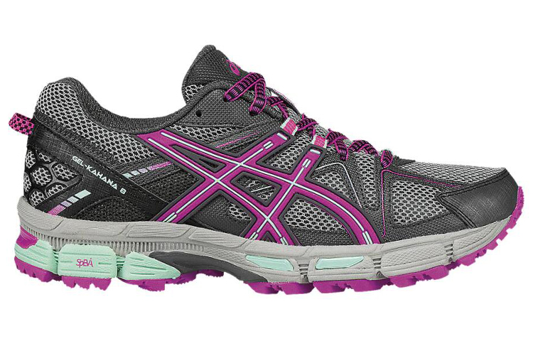 Order (W) 亚瑟士Gel-Kahana 8运动鞋 灰色/黑色/紫色 T6L5N-9520