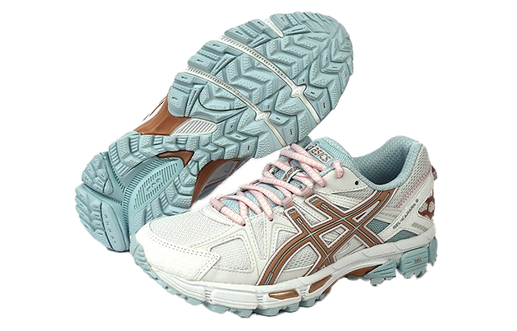 Purchase (W) 亚瑟士Gel-Kahana 8 白/蓝/金色 1012A993-100