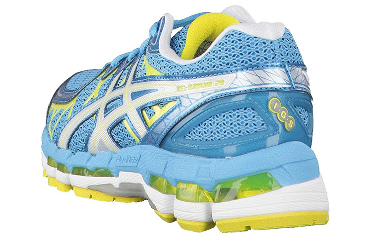 Lookbook Asics Gel-Kayano20 舒適 透氣 低筒 跑步鞋 女款 藍黃色