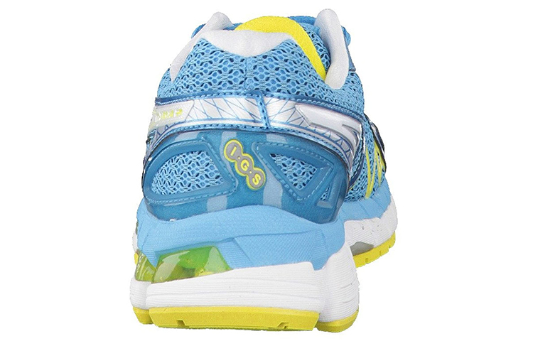 Shop Asics Gel-Kayano20 舒適 透氣 低筒 跑步鞋 女款 藍黃色