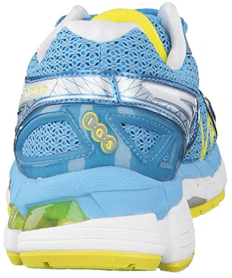 Asics Gel-Kayano20 舒適 透氣 低筒 跑步鞋 女款 藍黃色 Shop Asics Gel-Kayano20 舒適 透氣 低筒 跑步鞋 女款 藍黃色