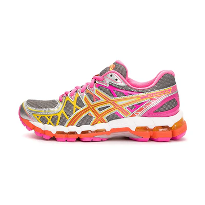 (W) ASICS Gel-Kayano 20 'Grey Pink Orange Patchwork'