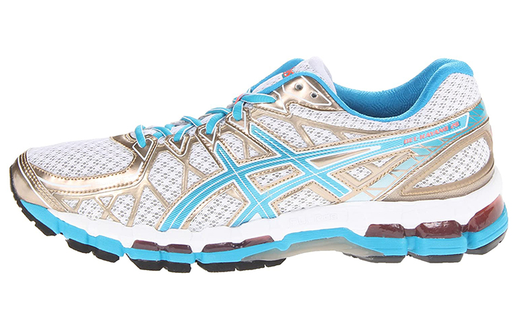 Buy (W) ASICS Gel-Kayano 20 ''Wit Blauw Goud'' T3N7N-0161