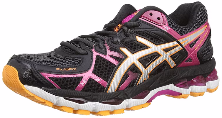 (W) 亚瑟士 Gel-Kayano 21 '黑粉' 运动鞋 T4H7N-9091 Lookbook (W) 亚瑟士 Gel-Kayano 21 '黑粉' 运动鞋 T4H7N-9091