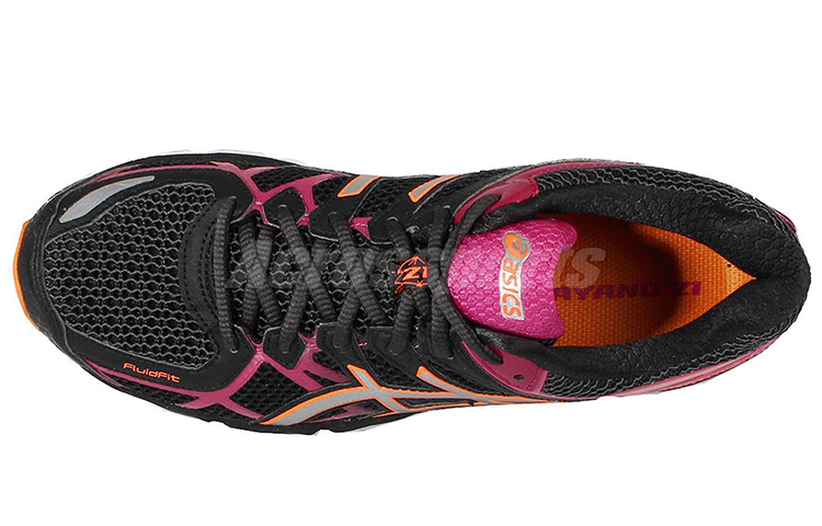 Shop (W) 亚瑟士 Gel-Kayano 21 '黑粉' 运动鞋 T4H7N-9091