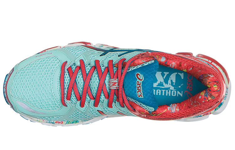 Lookbook (W) 아식스 젤카야노 21 '블루레드' T4J6N-4335