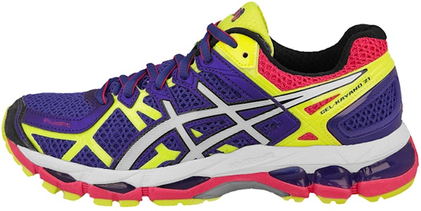 Asics Gel-Kayano 21 透氣舒適減震 低筒慢跑鞋 女款 紫黃色 Buy Asics Gel-Kayano 21 透氣舒適減震 低筒慢跑鞋 女款 紫黃色