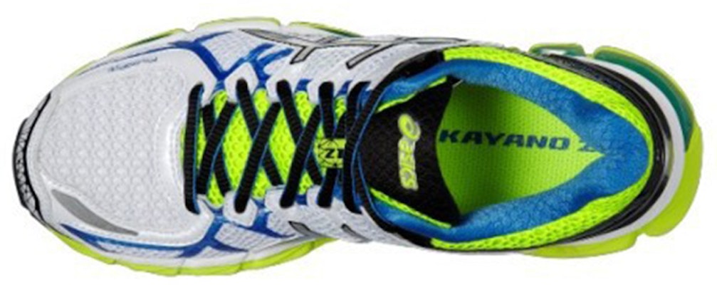 (Women) ASICS Gel-Kayano 21 'White Blue Yellow' T4H7N-0191 Lookbook (Women) ASICS Gel-Kayano 21 'White Blue Yellow' T4H7N-0191