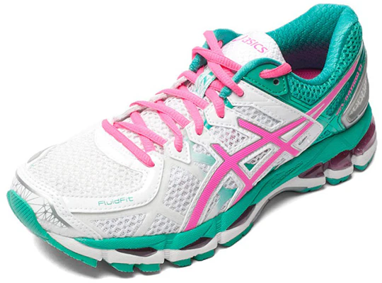 (W) 亚瑟士Gel-Kayano 21 白红绿配色运动鞋 T4H7N-0135 Lookbook (W) 亚瑟士Gel-Kayano 21 白红绿配色运动鞋 T4H7N-0135