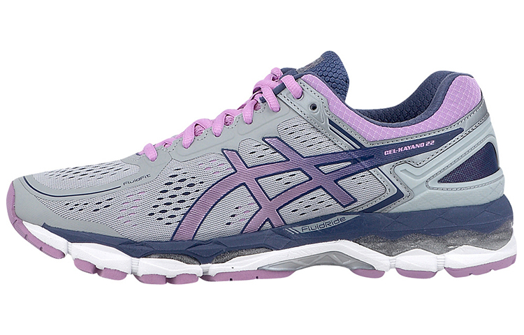 Buy 亞瑟士 Gel-Kayano 22 休閒運動 透氣 低幫 跑步鞋 女款 灰紫