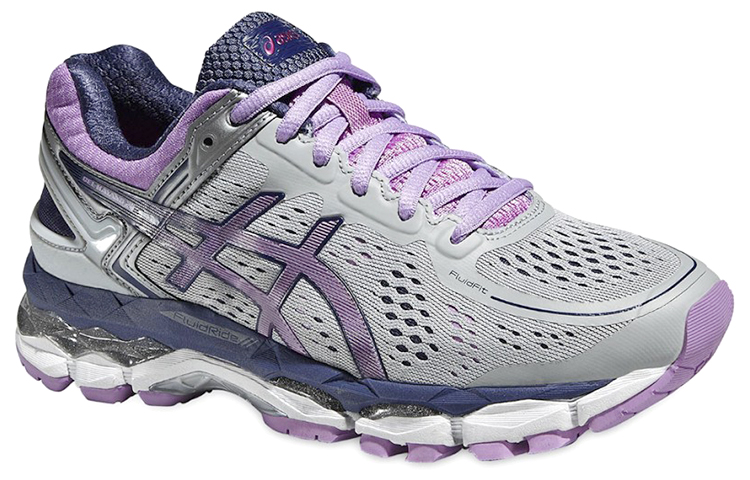 Lookbook 亞瑟士 Gel-Kayano 22 休閒運動 透氣 低幫 跑步鞋 女款 灰紫